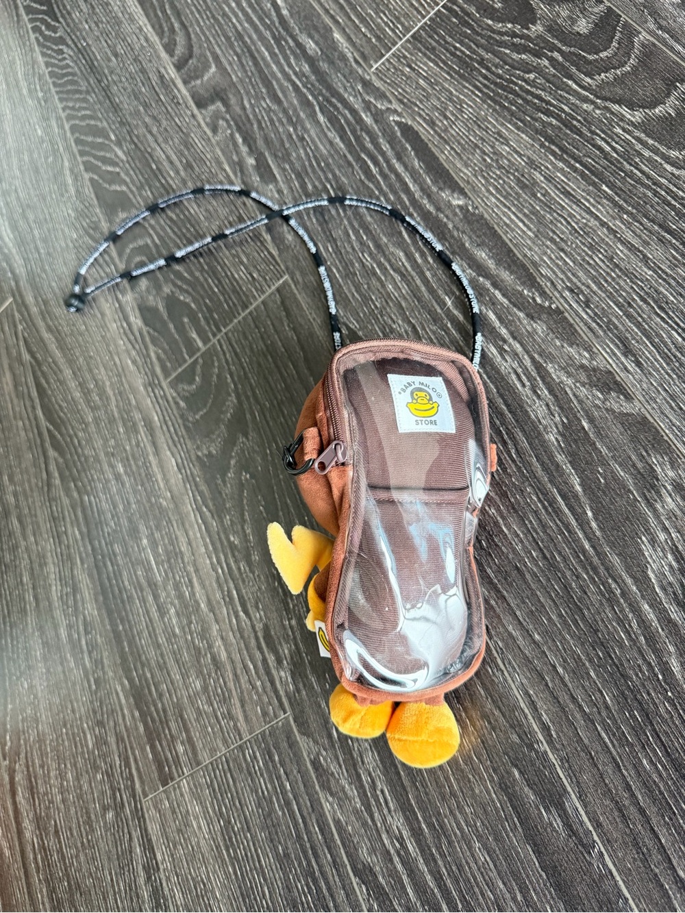 Bape Baby Milo Star Ape Head Plush Crossbody Bag - Picture 3 of 6